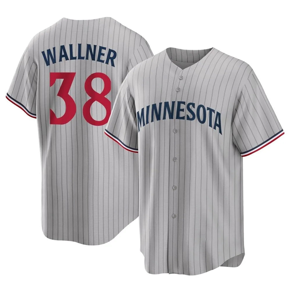 Odoa M.Twins #38 Matt Wallner Player Gray Game Limited Home Stitched Jerseys