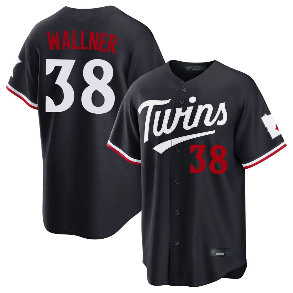 Odoa M.Twins #38 Matt Wallner Player Navy Home Game Stitched Jerseys