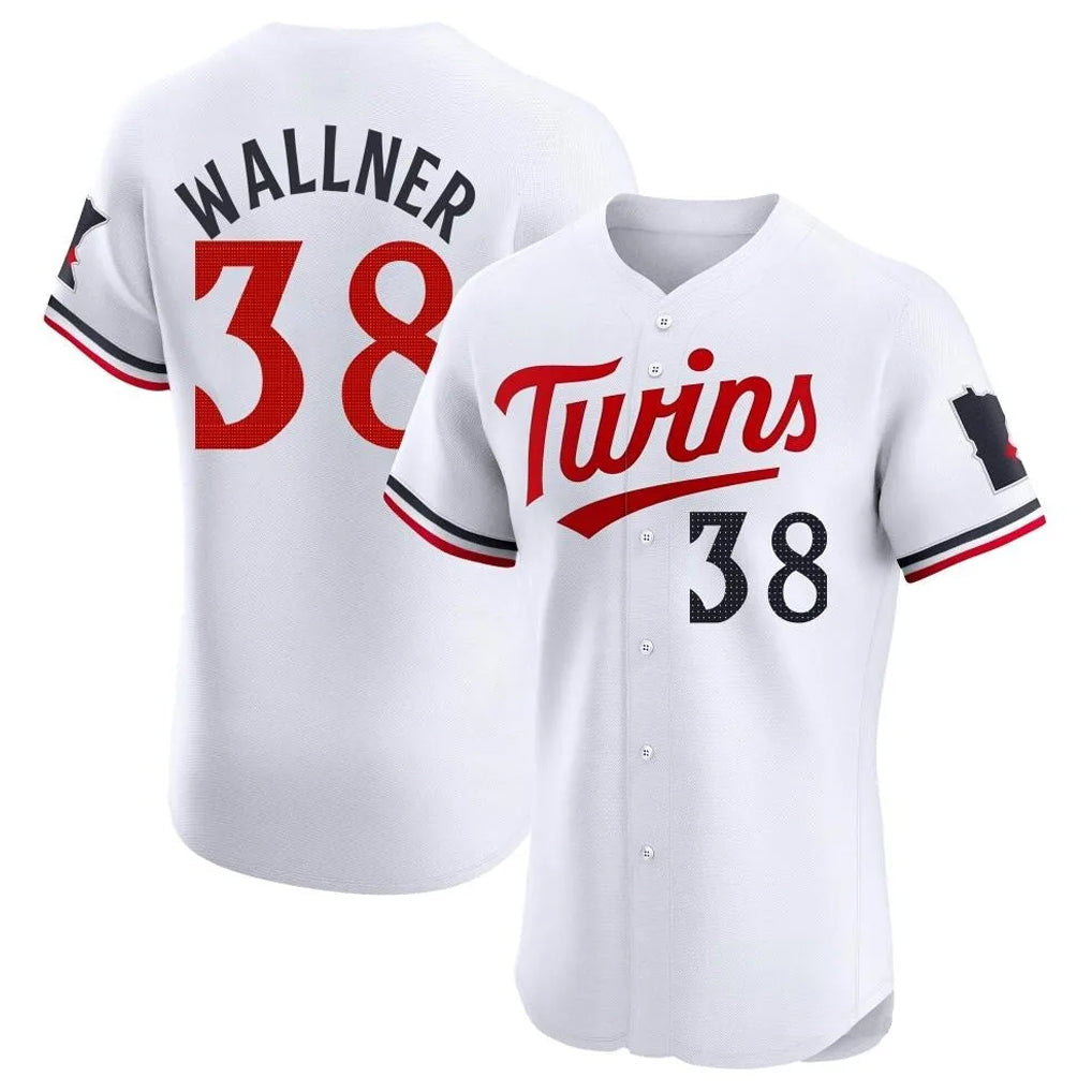 Odoa M.Twins #38 Matt Wallner Player White Home Limited Elite Stitched Jerseys