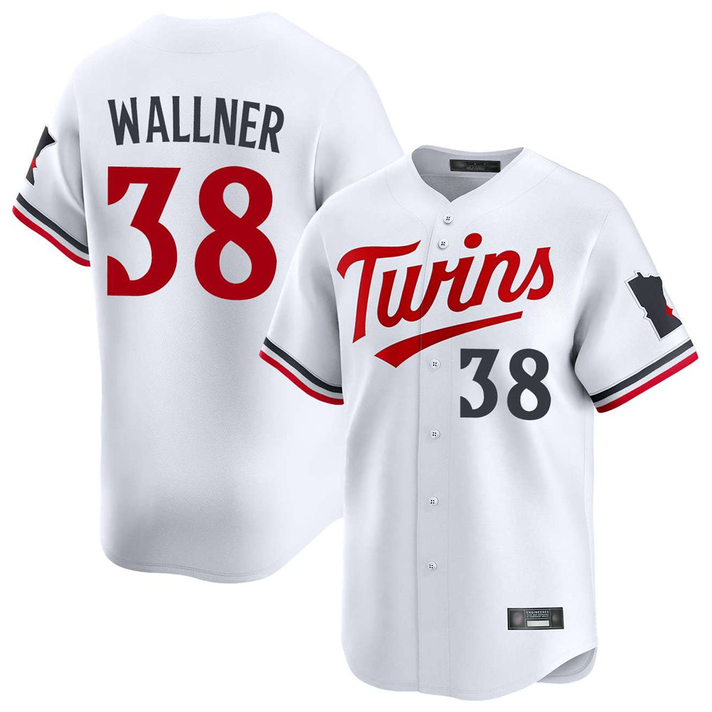 Odoa M.Twins #38 Matt Wallner Player White Home Limited Stitched Jerseys