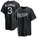 Odoa M.Twins #3 Harmon Killebrew Player Black Home Game Stitched Jerseys