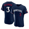Odoa M.Twins #3 Harmon Killebrew Player Navy Replica Home Limited Elite Stitched Jerseys
