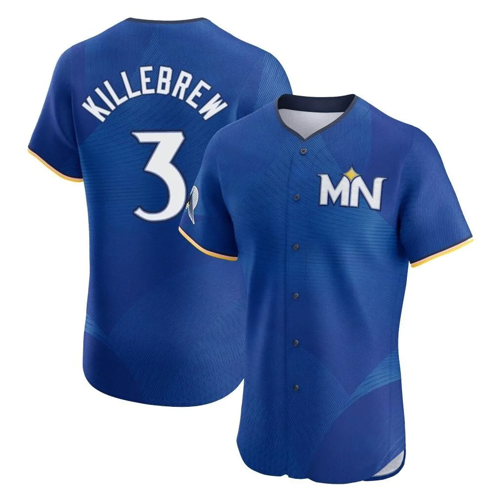 Odoa M.Twins #3 Harmon Killebrew Player Royal City Connect Limited Elite Home Stitched Jerseys
