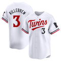 Odoa M.Twins #3 Harmon Killebrew Player White Home Limited Stitched Jerseys