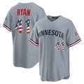 Odoa M.Twins #41 Joe Ryan Gray USA 250 Fourth of July Road Stadium Jersey