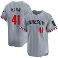 Odoa M.Twins #41 Joe Ryan Player Gray Home Limited Stitched Jerseys