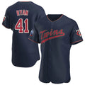 Odoa M.Twins #41 Joe Ryan Player Navy 60th Home Limited Elite Stitched Jerseys