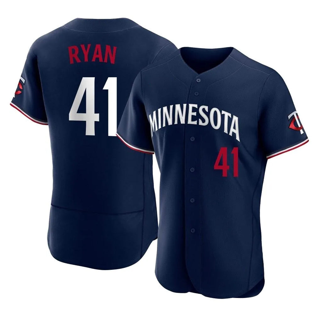 Odoa M.Twins #41 Joe Ryan Player Navy Replica Home Limited Elite Stitched Jerseys
