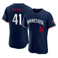 Odoa M.Twins #41 Joe Ryan Player Navy Replica Home Limited Elite Stitched Jerseys