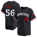 Odoa M.Twins #56 Josh Bell Player Navy Home Limited Stitched Jerseys