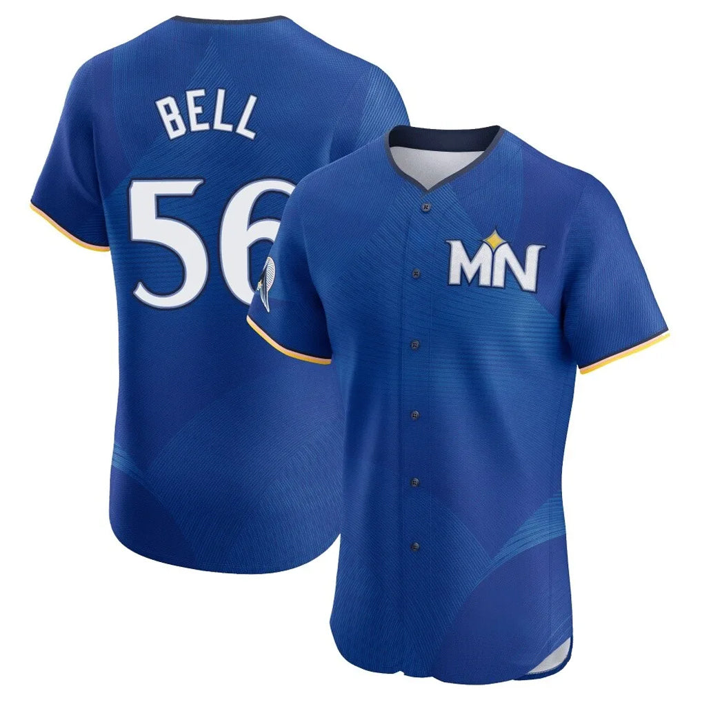 Odoa M.Twins #56 Josh Bell Player Royal City Connect Limited Elite Home Stitched Jerseys
