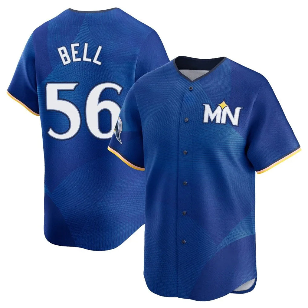 Odoa M.Twins #56 Josh Bell Player Royal City Connect Limited Home Stitched Jerseys
