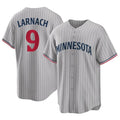 Odoa M.Twins #9 Trevor Larnach Player Gray Game Limited Home Stitched Jerseys
