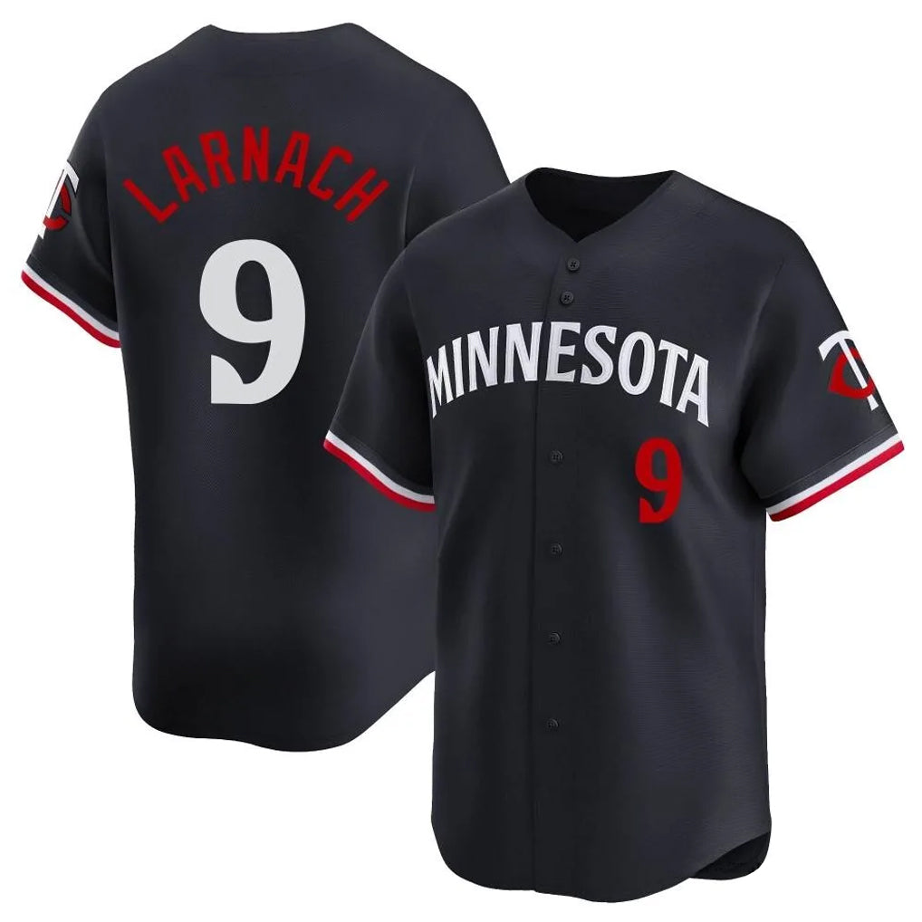 Odoa M.Twins #9 Trevor Larnach Player Navy Home Limited Stitched Jerseys