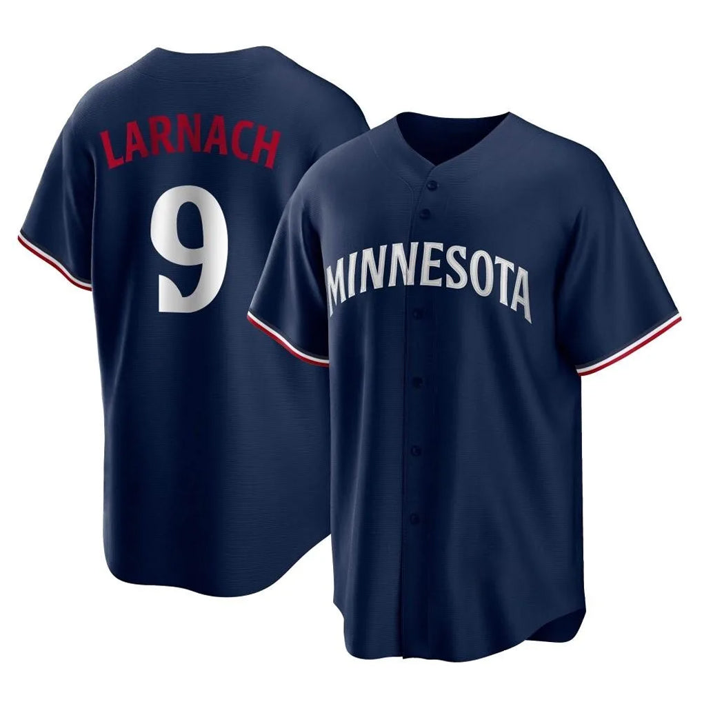 Odoa M.Twins #9 Trevor Larnach Player Navy Replica Alternate Home Stitched Jerseys