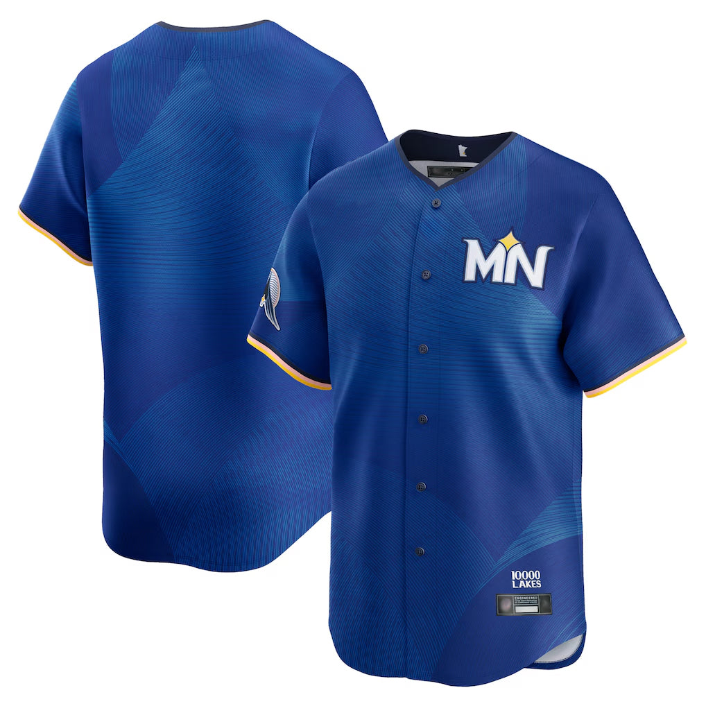 Odoa Minnesota Twins Blank Player Royal City Connect Limited Home Stitched Jerseys