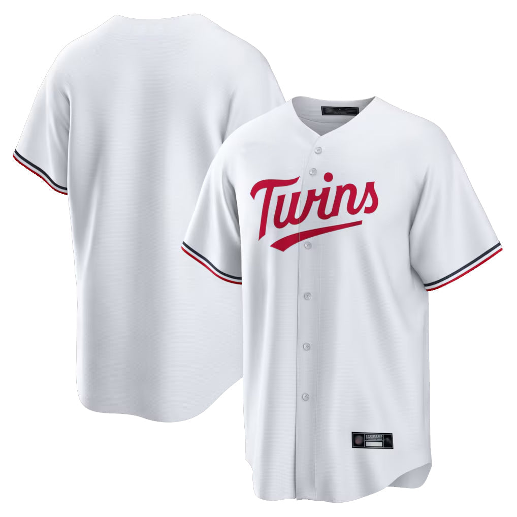 Odoa Minnesota Twins Blank Player White Home Game Stitched Jerseys