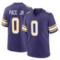 Odoa MN.Vikings #0 Ivan Pace Jr. Player Purple Classic Home Game Stitched Jerseys