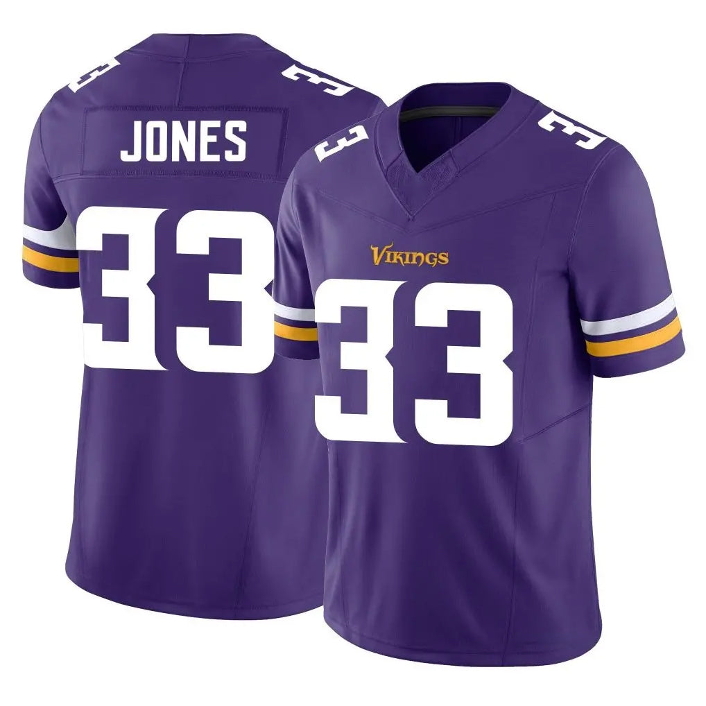 Odoa MN.Vikings #33 Aaron Jones Sr. Player Purple Limited Vapor F.U.S.E. Home Game Stitched Jerseys