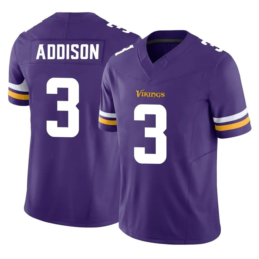 Odoa MN.Vikings #3 Jordan Addison Player Purple Limited Vapor F.U.S.E. Home Game Stitched Jerseys