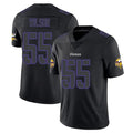 Odoa MN.Vikings #55 Eric Wilson Player Black Impact LImited Home Game Stitched Jerseys