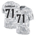 Odoa MN.Vikings #71 Christian Darrisaw Player Arctic Camo Salute To Service Limited Game Stitched Jerseys