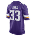 Odoa MN.Vikings #33 Aaron Jones Player Purple Home Game Stitched Jerseys