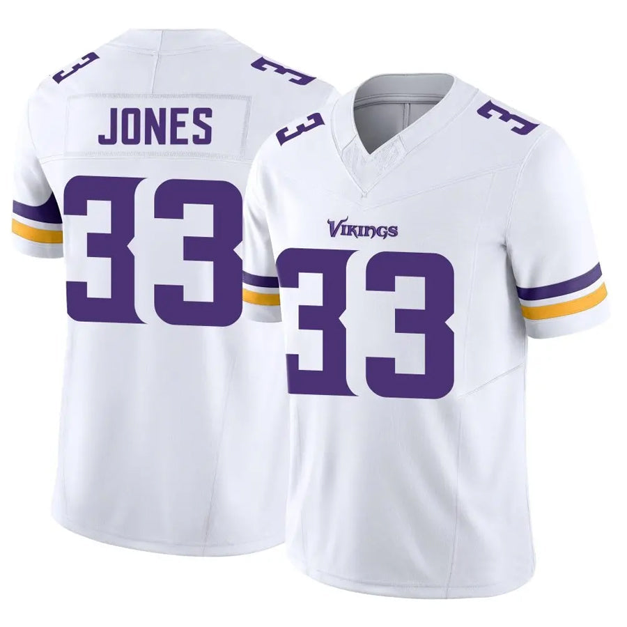 Odoa MN.Vikings #33 Aaron Jones Player White Vapor F.U.S.E. Limited Stitched Jerseys