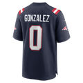 Odoa NE.Patriots #0 Christian Gonzalez Navy Team Game Stitched Jerseys