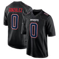 Odoa NE.Patriots #0 Christian Gonzalez Player Carbon Fashion Limited Home Game Stitched Jerseys