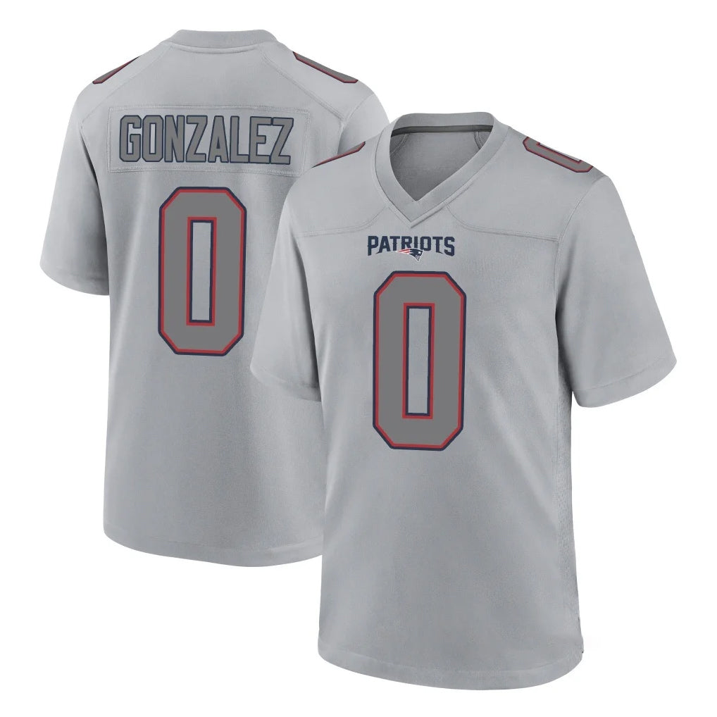 Odoa NE.Patriots #0 Christian Gonzalez Player Gray Fashion Limited Home Game Stitched Jerseys