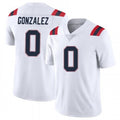 Odoa NE.Patriots #0 Christian Gonzalez Player White Vapor Untouchable Home Game Stitched Jerseys