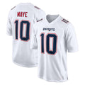 Odoa NE.Patriots #10 Drake Maye Player White Fashion Limited Home Game Stitched Jerseys