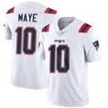 Odoa NE.Patriots #10 Drake Maye Player White Vapor Limited Stitched Jerseys