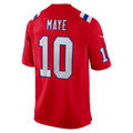 Odoa NE.Patriots #10 Drake Maye Red Player Game Stitched Jerseys