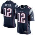 Odoa NE.Patriots #12 Tom Brady Player Navy Blue Game Stitched Jerseys