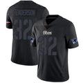 Odoa NE.Patriots #32 TreVeyon Henderson Player Black Limited Impact Stitched Jerseys