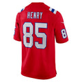 Odoa NE.Patriots #85 Hunter Henry Player Navy Red Home Game Stitched Jerseys