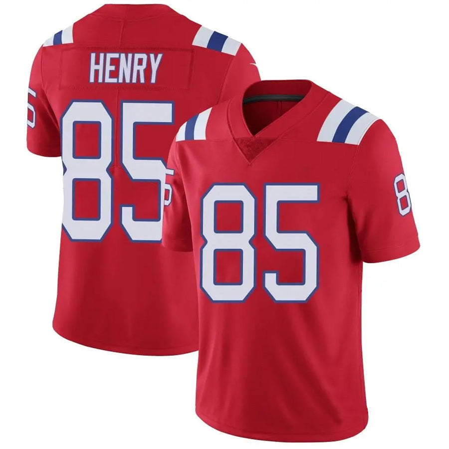 Odoa NE.Patriots #85 Hunter Henry Player Red Vapor Limited Stitched Jerseys