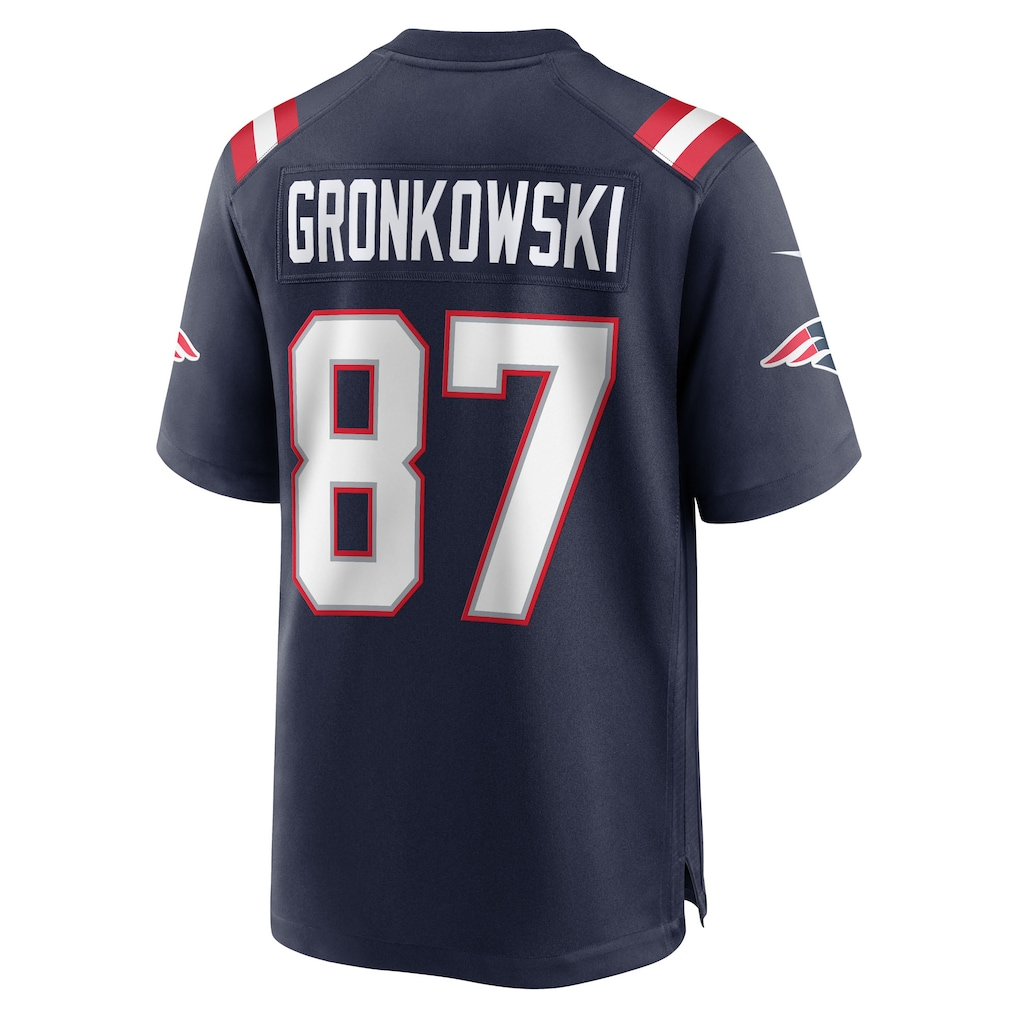 Odoa NE.Patriots #87 Rob Gronkowski Navy Team Retired Player Game Stitched Jerseys