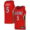 Odoa NO.Pelicans #5 Herbert Jones Red Swingman Stitched Jerseys- Statement Edition