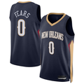 Odoa NO.Pelicanss #0 Jeremiah Fears Navy Swingman Stitched Jerseys- Icon Edition