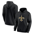 Odoa NO.Saints Black Pullover Hoodies Limited Blank Player Stitched Jerseys
