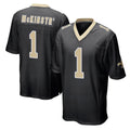 Odoa NO.Saints #1 Kool-Aid McKinstry Player Black Home Game Stitched Jerseys