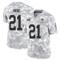 Odoa NO.Saints #21 Justin Reid Player Arctic Camo Salute To Service Limited Game Stitched Jerseys