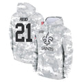 Odoa NO.Saints #21 Justin Reid Player Arctic Camo Salute to Service Pullover Hoodies Limited Game Stitched Jerseys