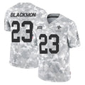Odoa NO.Saints #23 Julian Blackmon Player Arctic Camo Salute To Service Limited Game Stitched Jerseys