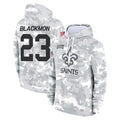 Odoa NO.Saints #23 Julian Blackmon Player Arctic Camo Salute to Service Pullover Hoodies Limited Game Stitched Jerseys