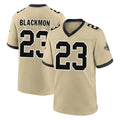 Odoa NO.Saints #23 Julian Blackmon Player Gold Home Game Stitched Jerseys
