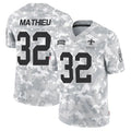 Odoa NO.Saints #32 Tyrann Mathieu Player Arctic Camo Salute to Service Limited Stitched Jerseys